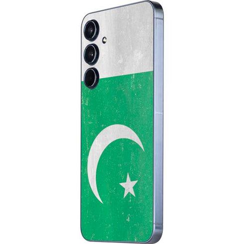 Pakistan Flag Distressed Galaxy A36 5G Skin
